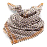 Ladies scarf plaid Rosé-brown