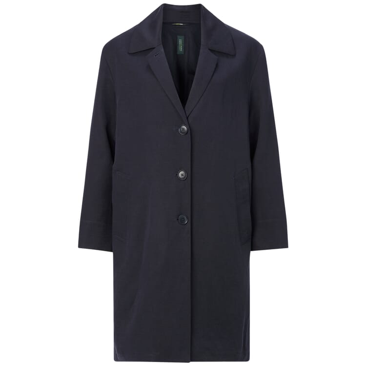 Ladies' duster coat, Dark blue