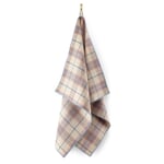 Tea towel linen plaid