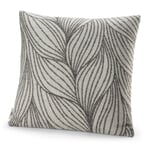 Funda de almohada de lana de oveja Flette Gris claro