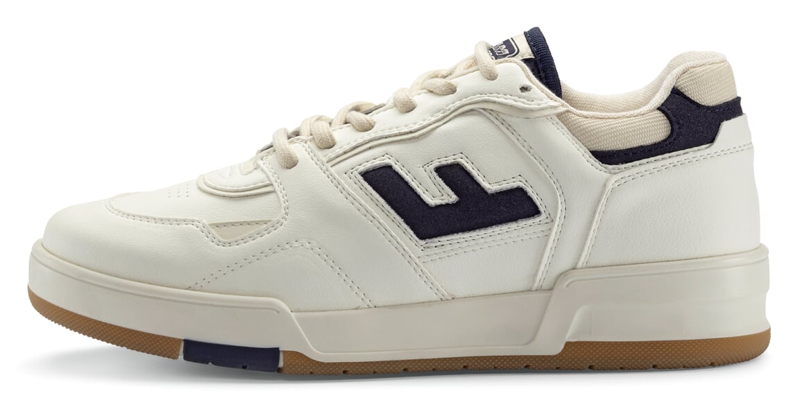 Herensneaker Leonardo Wit-Blauw