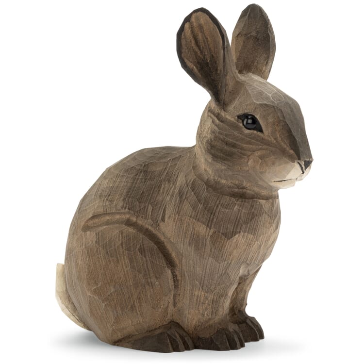 Rabbit lime wood hand carved, Large