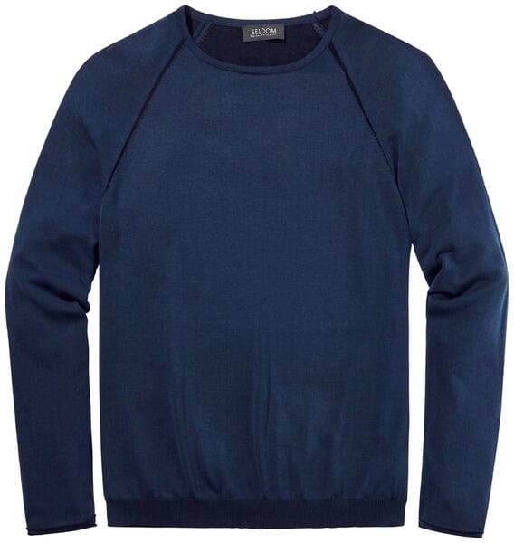Herren-Raglanpullover Dunkelblau