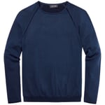 Herren-Raglanpullover Dunkelblau