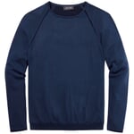 Men raglan sweater Dark blue