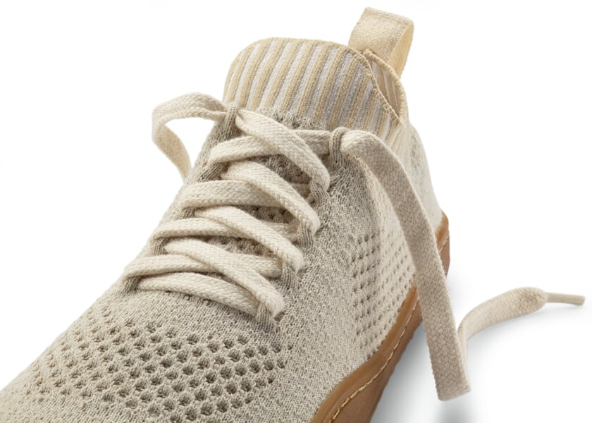 Unisex-Barfußschuh Naturweiß, Detailsicht