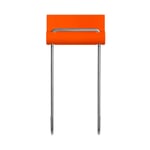 Gancho para puerta Louis 20 RAL 2005 Naranja brillante