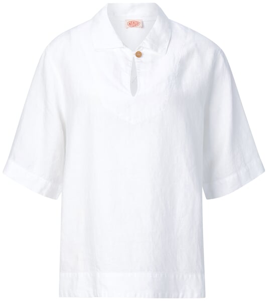 Linenbluse til kvinder Hvid