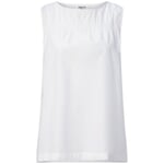 Top chemisier pour femme Blanc