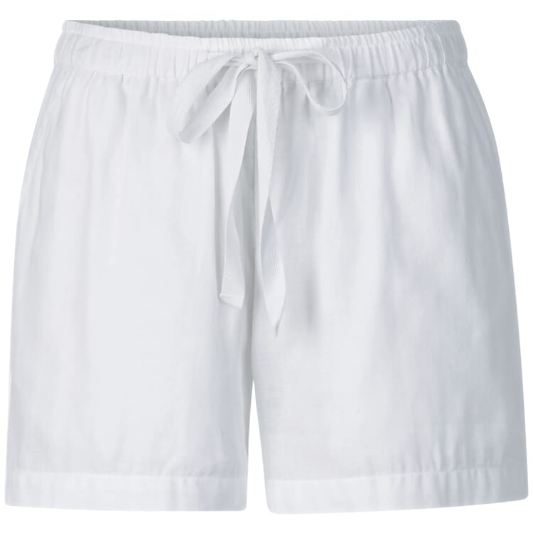 Ladies sleep shorts, White