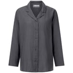 Chemise de nuit femme boutonnée Gris foncé