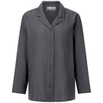 Ladies sleep shirt buttoned Dark gray