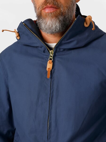 Men's jacket Windbreaker Cobalt blue, close-up