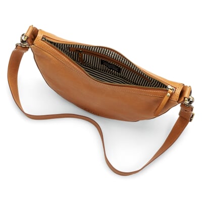 Damen-Schultertasche, Cognac | Manufactum 