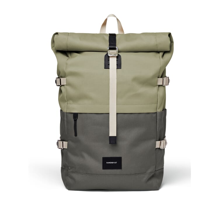 Backpack Bernt, Green / Grey