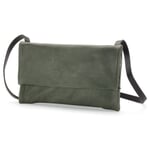 Ladies shoulder bag clutch, green