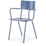Chaise avec accoudoirs Colegio Bleu / Bleu pigeon RAL 5014