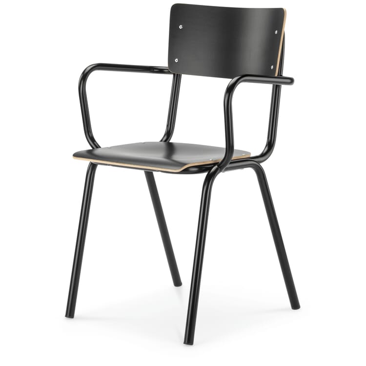 Fauteuil Colegio, Noir / Noir intense RAL 9005