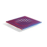 Étagère Gravity Rouge / Bleu