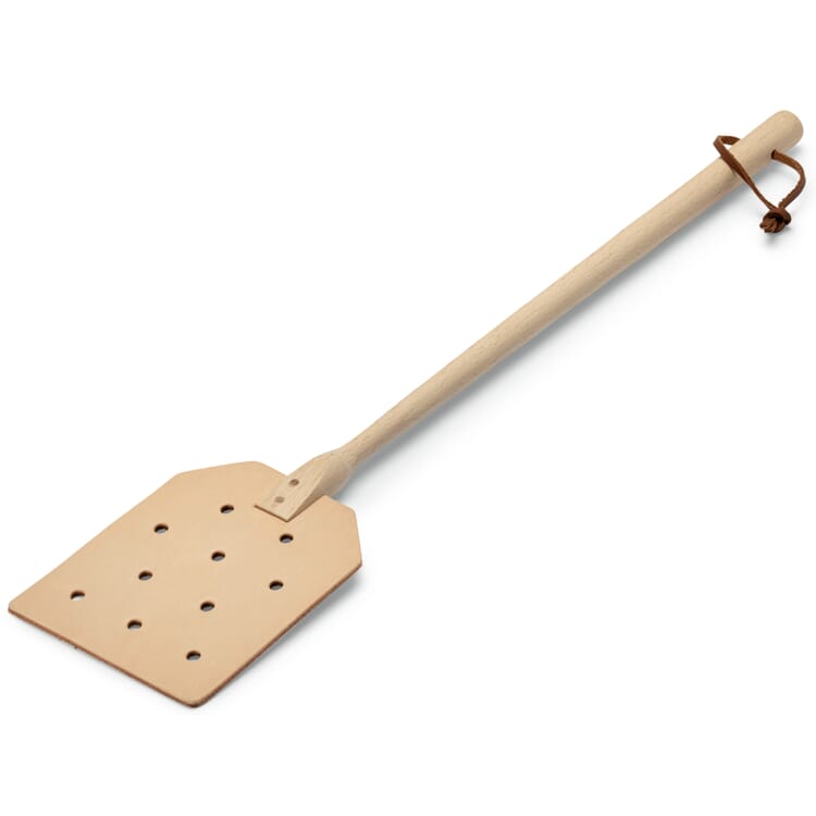 Fluesmækker i læder