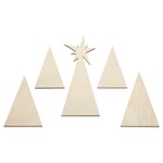 Wooden motif for decoration strip Christmas