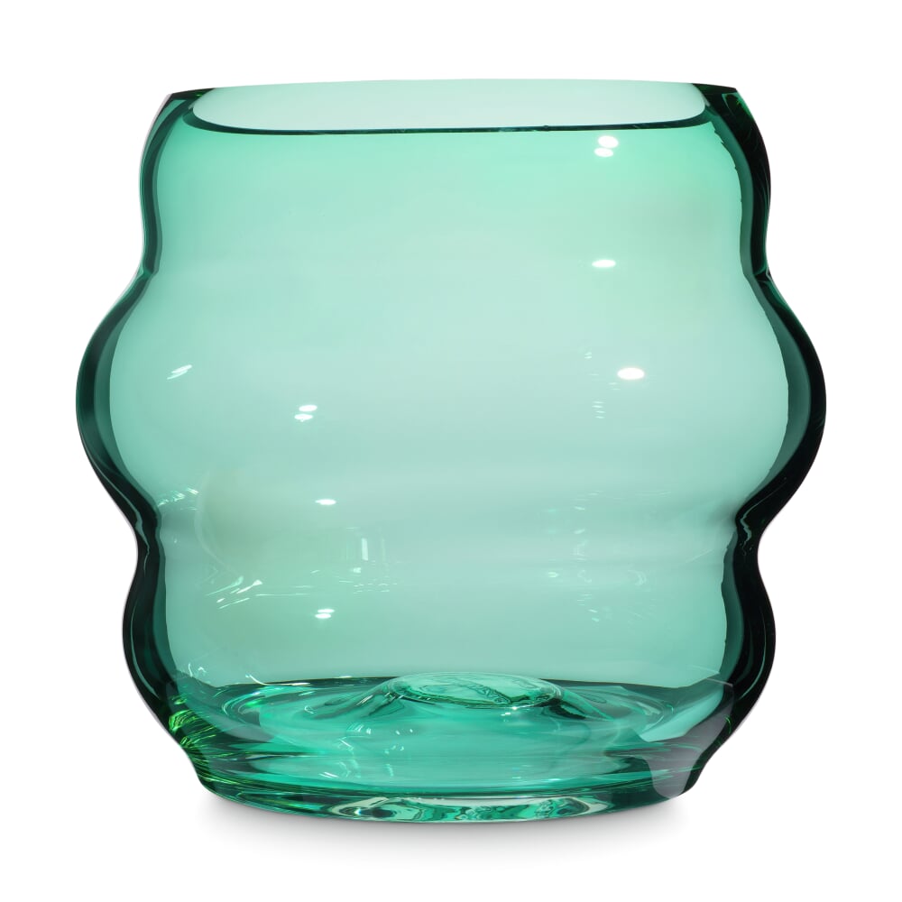 Vase Muse M, Smaragdfarben | Manufactum