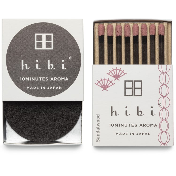 Hibi scented matches, Sandalwood