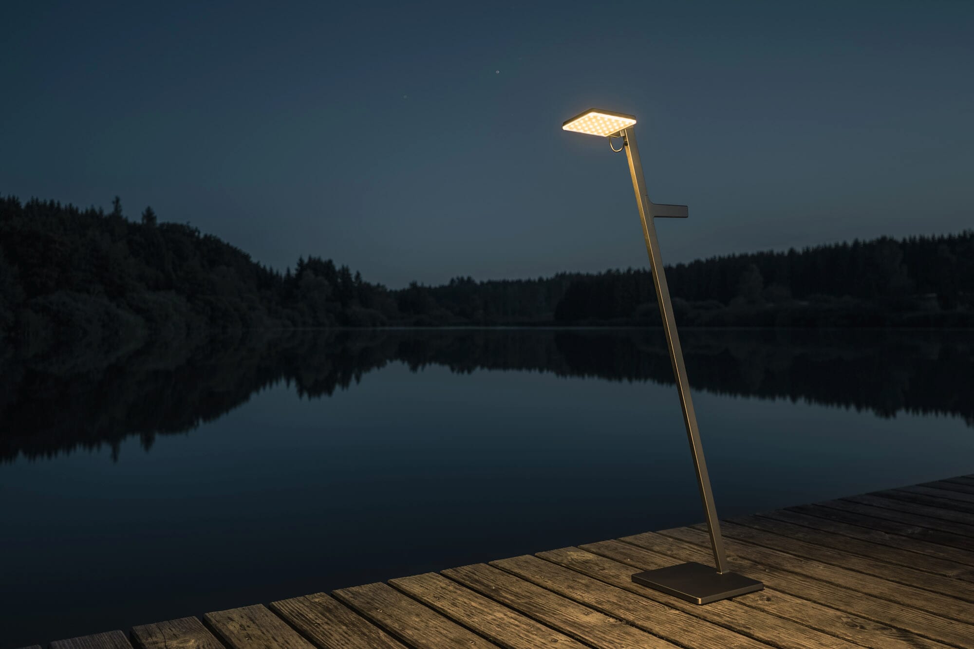 Roxxane Leggera 101CL floor lamp, Gray, matte | Manufactum