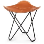 Sgabello in pelle Mariposa
