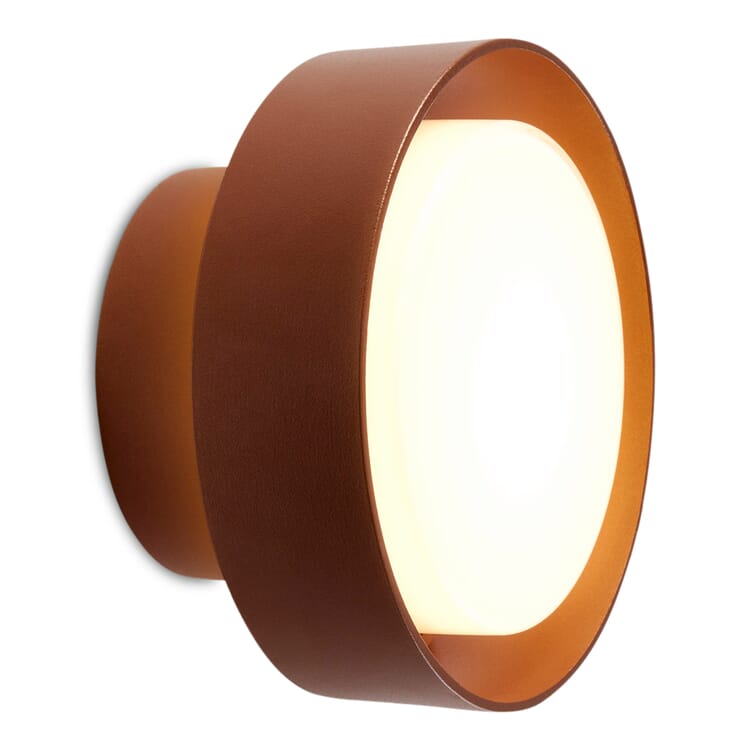 Wall and ceiling light Plaff-on!, Rusty brown