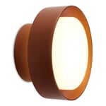 Wand- en plafondlamp Plaff-on! LED Roestbruin