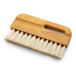 Small goat hair dusting brush