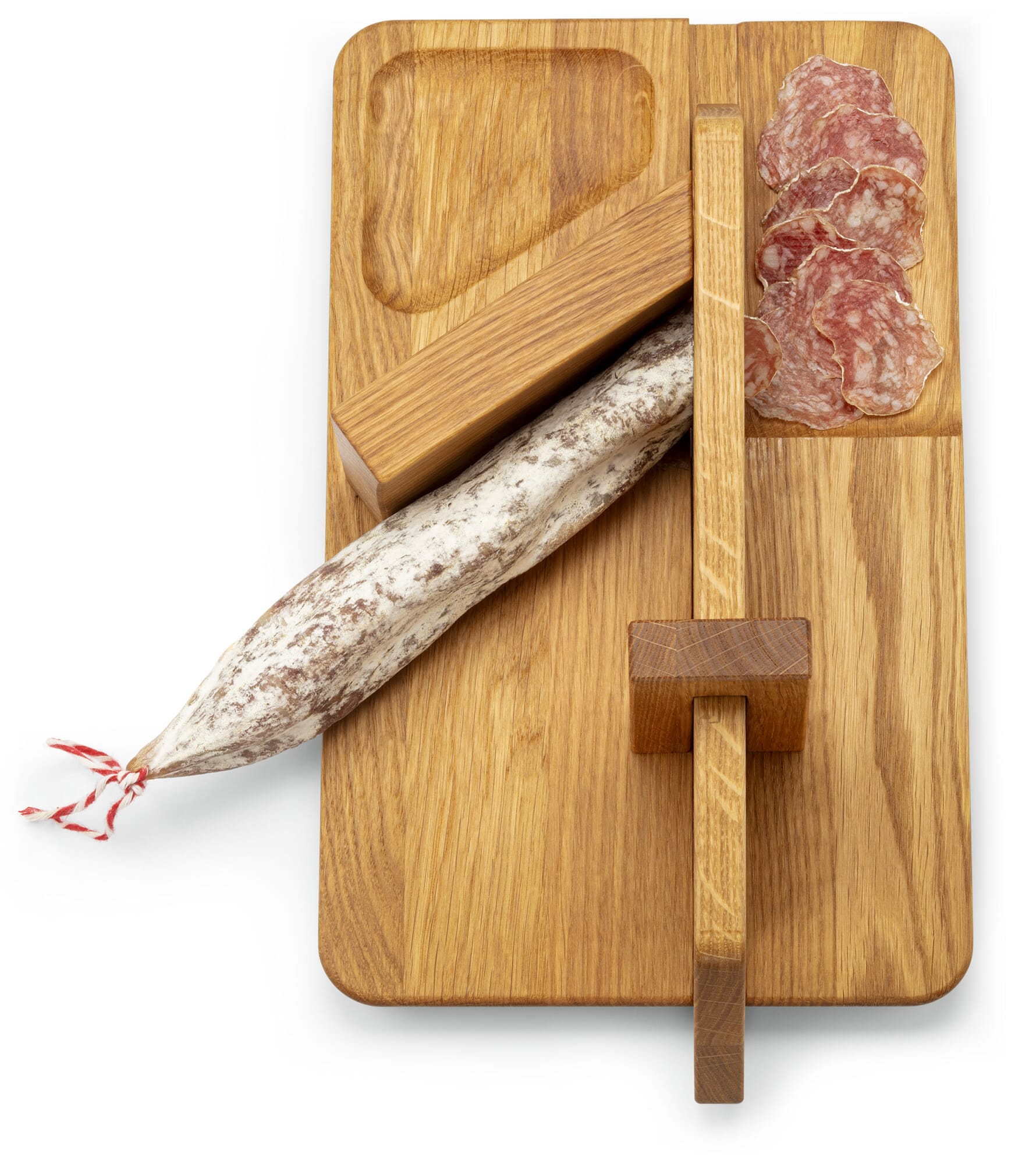 Salami slicer oak wood Manufactum