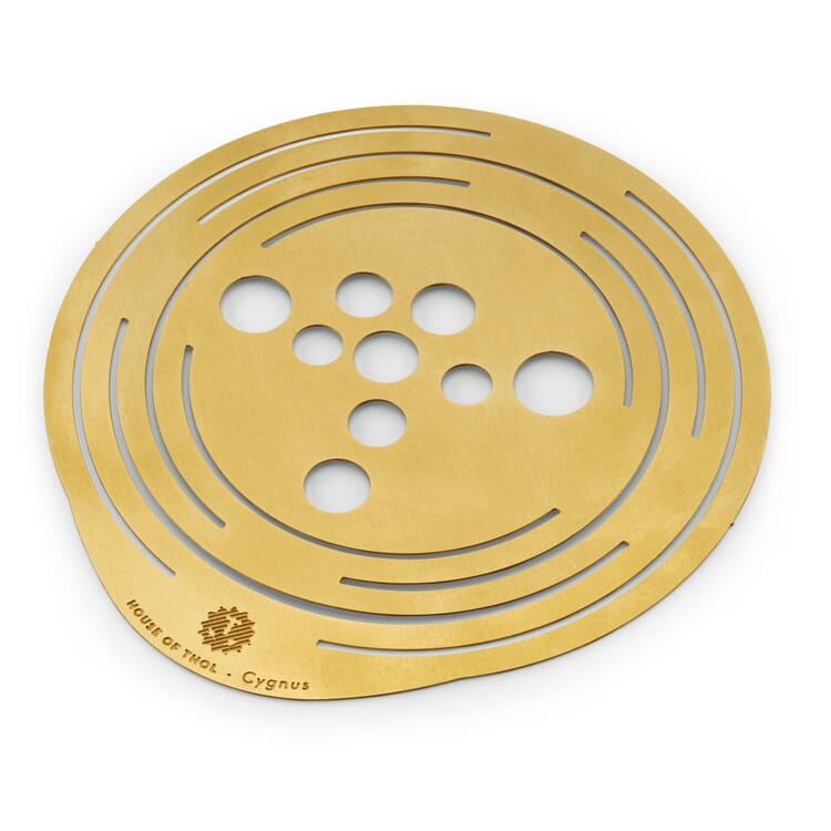 Disco de flor de latón para jarrones, Pequeño