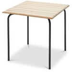 Table Estoril, bois RAL9005 Noir foncé