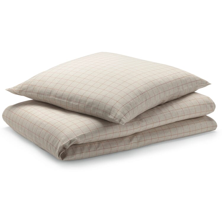 Bed linen plaid, Red