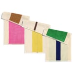 Colors on the Beach guest towel Pink / Blue / Brown