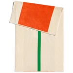Kleuren op het strand handdoek Oranje / Groen