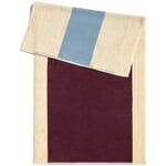 Colors on the Beach towel Light blue / Bordeaux