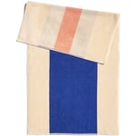 Colours on the Beach Shower Towel Blue / Peach