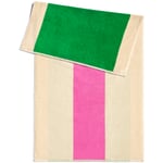 Douchehanddoek Kleuren op het strand Roze / Groen