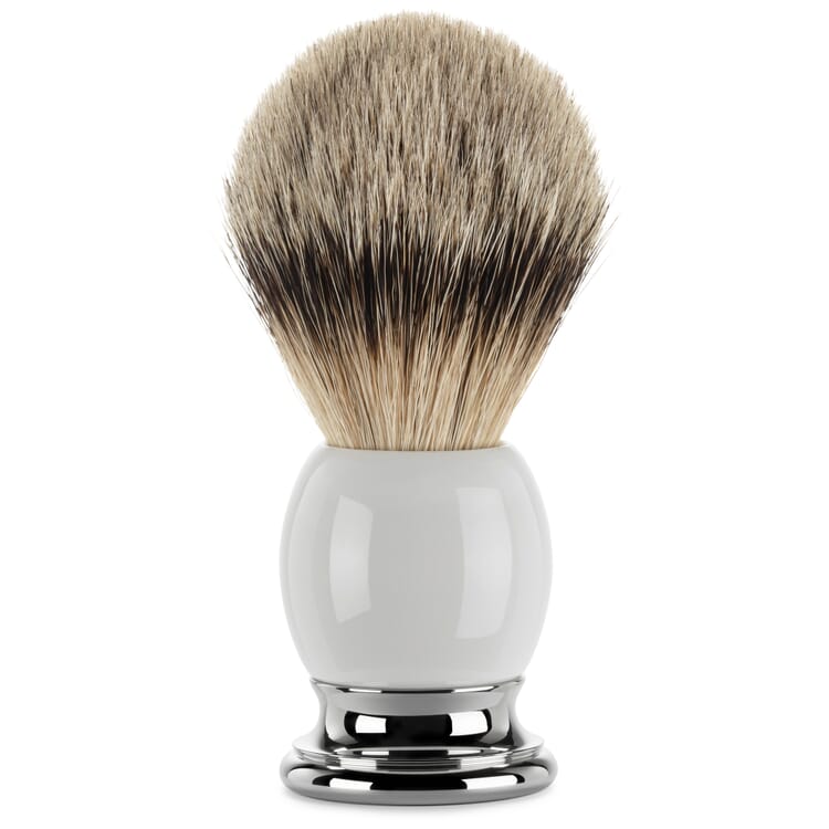 Blaireau Sophist Tête de vis, Poignée en porcelaine