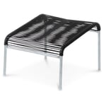 Tabouret de pied Säntis, galvanisé à chaud Noir