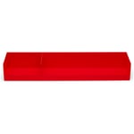 Estantería de pared Boks RAL 3024 Rojo brillante