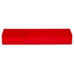 Wall shelf Boks RAL 3024 Luminous red