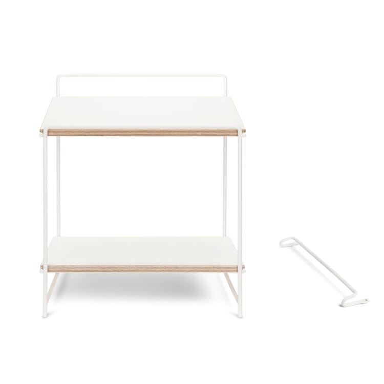 Tafel en wandbureau Hegel, RAL 9010 zuiver wit / wit