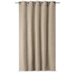 Wärmeschutzvorhang Wollfries Beige Länge 220 cm