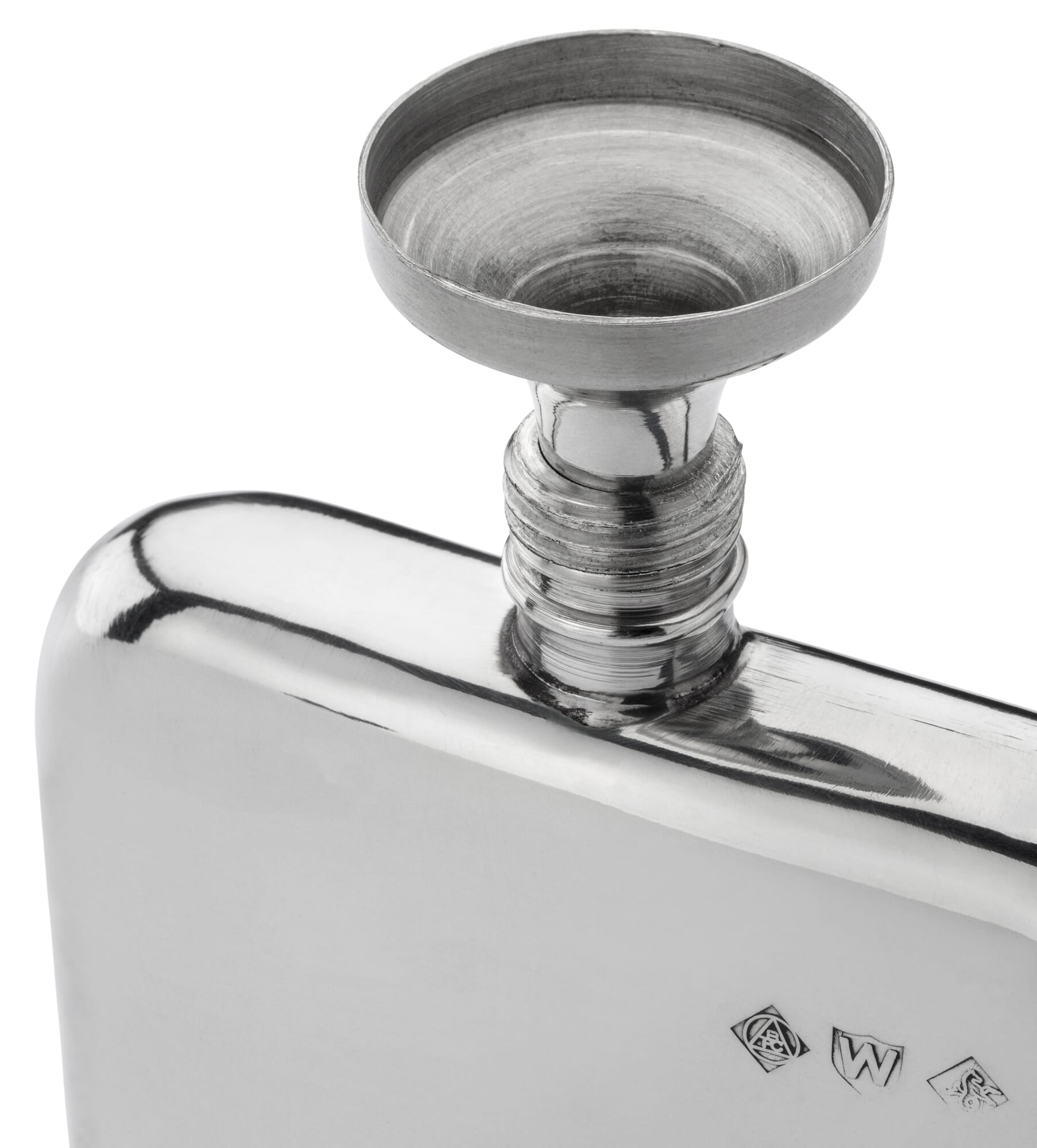 Hip flask funnel pewter | Manufactum