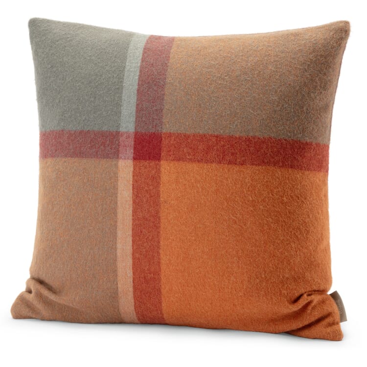 Wool cushion cover, Terracotta