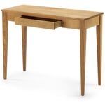 Mesa consola de roble